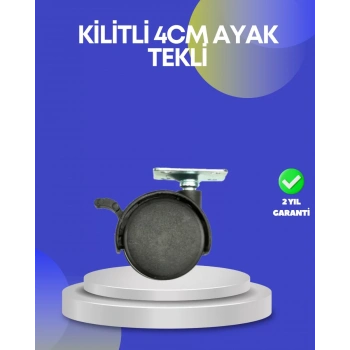Nevamel® Dolap ve Raflar İçin 4 cm Kilitli Tekerlek Tekli