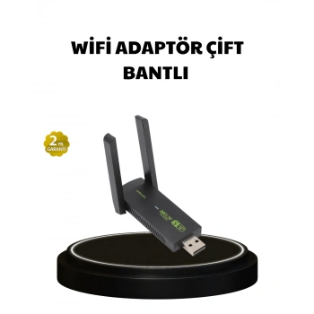 Nevamel Dual Band USB WiFi Adaptör – 1200 Mbps Hız
