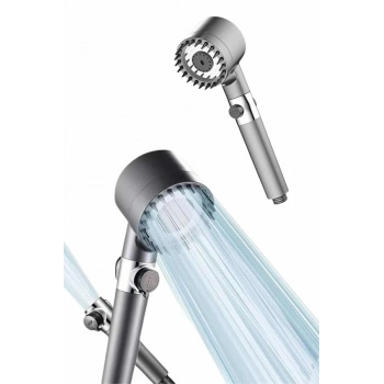 Nevamel Duş Başlığı Profesyonel Masaj Başlıklı 3 Modlu Yeni Nesil Masaj Uçlu Su Tasarruflu