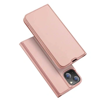 Nevamel Dux Ducis iPhone 14-13 6.1inç Kılıf Kapaklı Flip Cover Kılıf SkinPro Series-(5775)