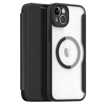 Nevamel Dux Ducis iPhone 14 Plus 6.7 Kılıf Skin X Pro Series MagSafe Kapaklı Kılıf Folio Case-(5775)