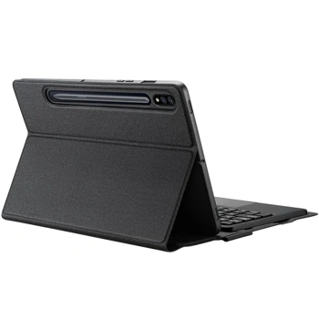 Nevamel Dux Ducis SM Galaxy Tab S8/S7 Bluetooth Klavye Touchpad Kılıf X700-X706-T870-T875-T876B-(5775)