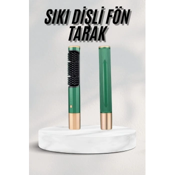 Nevamel® Düzleştirici Fırça Saç Düzleştirici Arada Fön Tarak Taşınabilir