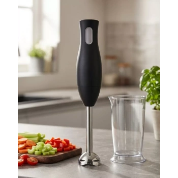 Nevamel® El Blenderı Paslanmaz Çelik Metal Ayaklı Ergonomik Tasarımlı Mutfak Blender