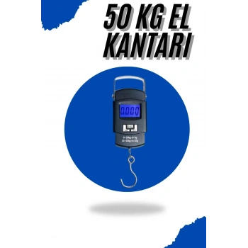 Nevamel El Kantarı Dijital El Terazisi 50 Kg Kapasiteli LCD Ekranlı