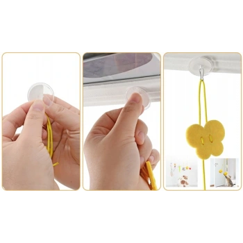 Nevamel Elastik Yapışkanlı Kedi Oyun Oltası