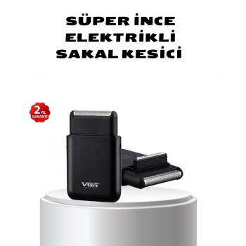 Nevamel® Elektrikli Tıraş Makinesi Çift Başlıklı Ultra İnce Tasarım