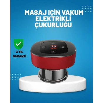 Nevamel® Elektrikli Vakumlu Çukurluk Masaj Aleti Isıtmalı ve Kırmızı Işıklı Terapi Seti