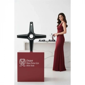 Nevamel® Emily Sterling Serisi Emaye Moka Pot ve Cezve Ocak Küçültücü - Kamp Yardımcısı