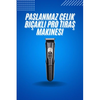 Nevamel® Ense Kesme Makinesi Şarjlı Saç Sakal Tıraş Makinesi Taşınabilir