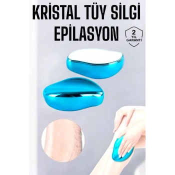 Nevamel Epilasyon Aleti Bacaklar Kollar İçin Yıkanabilir Kristal Epilatör Tüy Silgi