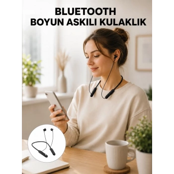 Nevamel® Ergonomik Tasarımlı Bluetooth Kulaklık – Gürültü Azaltmalı Manyetik Yeni Nesil
