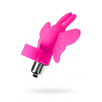 Nevamel® Eromantica Butterfly Parmak Kelebek Vibratörü, Silikon, Pembe, 10 Cm