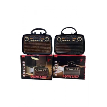 Nevamel Eskitme Nostalji Tasarımlı Bluetoothlu Nostalji Radyo Ahşap Nostaljik Görünümlü