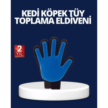 Nevamel® Evcil Hayvan Tüy Toplama ve Masaj Eldiveni – Köpek ve Kedi Tüy Dökülme Önleyici Bakım Eldiveni