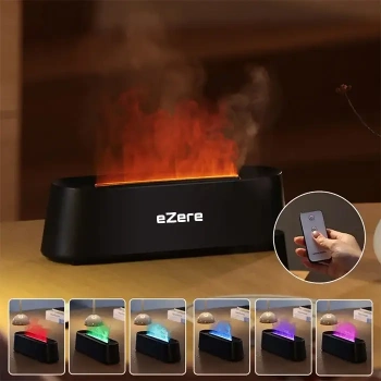 Nevamel Ezere A3 Ev ve Ofis için Alev Difüzörü ve Ultrasonik Hava Nemlendici-(5775)