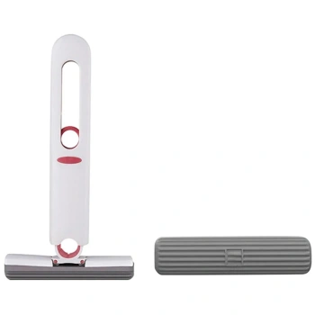 Nevamel EZERE Çok Amaçlı Mini tezgah üstü Paspas Mini Mop + 2 Yedek Uç-(5775)