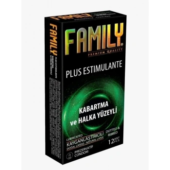Nevamel® Family Plus Estimulante - Kabartma Ve Halka Yüzeyli