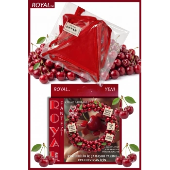 Nevamel® Fantezi Tüketilebilen Yenilebilir Kiraz Aromalı İç Çamaşırı Takımı