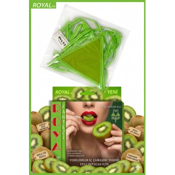 Nevamel® Fantezi Tüketilebilen Yenilebilir Kivi Aromalı İç Çamaşırı Takımı
