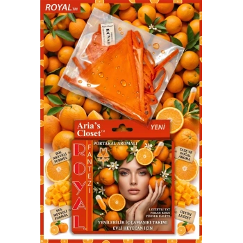 Nevamel® Fantezi Tüketilebilen Yenilebilir Portakal Aromalı İç Çamaşırı Takımı
