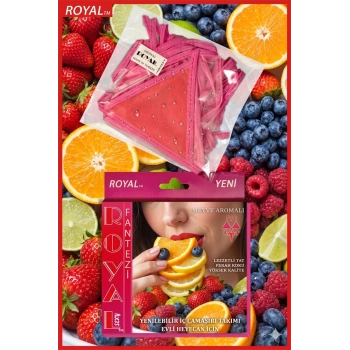 Nevamel® Fantezi Tüketilebilen Yenilebilir Tropikal Aromalı İç Çamaşırı Takımı