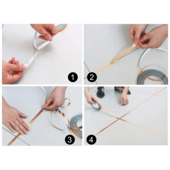 Nevamel Fayans Arası İzolasyon Bantı Silver