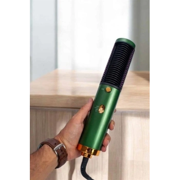 Nevamel Fön Tarak Saç Düzleştirici Üflemeli Fön Makinesi Sıkı Dişli Taşınabilir