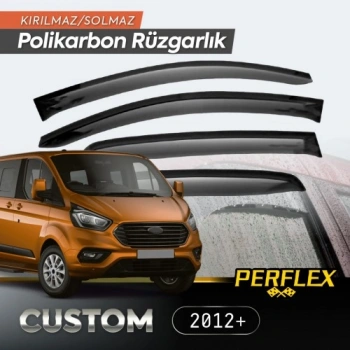Nevamel Ford Custom 2012+ Cam Rüzgarlığı V2 Düz