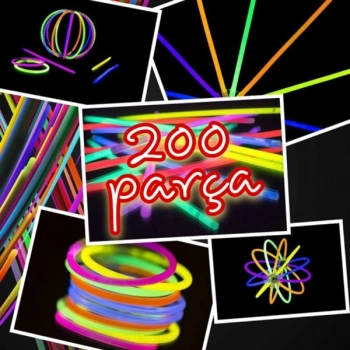 Nevamel® Fosforlu Çubuk (200 Parça)