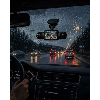 Nevamel® Full HD Araç İçi Kamera Geniş Açılı Lens ve Çok Kanallı Kayıt