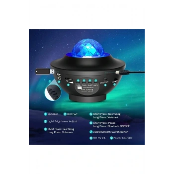 Nevamel Galaxy Cover Multifonksiyon Projektör