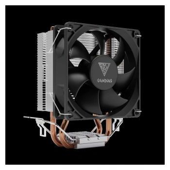 Nevamel® GAMDIAS BOREAS E1-210 MONO 92mm CPU  Kule Tipi Hava Soğutma Doğrudan Temas Teknolojisine Sahip 2 adet Gelişmiş Bakır Isı Borusu (AMD AM5 ve INTEL Tüm işlemciler ile uyumlu)(1923)