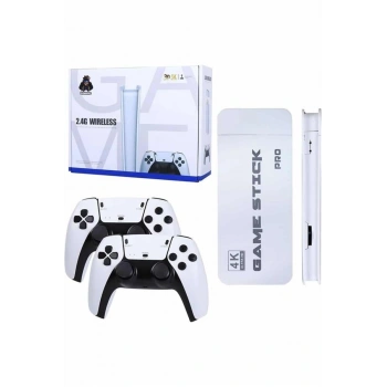 Nevamel® Game Stick 4K Retro Çift Kollu Atari Oyunlari +20000 Oyunlu Konsol Nostalji