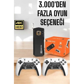 Nevamel Game Stick Retro 8K ULTRA HD Video Oyun Konsolu Android Tv Özelliği