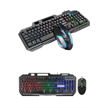 Nevamel Gaming Oyuncu Klavyesi Led Aydınlatmalı Mekanik Hisli