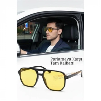 Nevamel® Gece Sürüş Görüş Parlama Önleyici  Gece Gözlüğü Sis Far Işık Önleyici Anti-Fog Gözlük