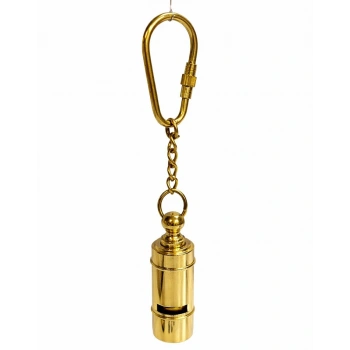 Nevamel® Geleneksel Pirinç Düdük Tasarım Anahtarlık