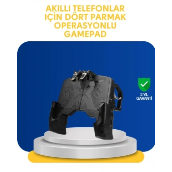 Nevamel® Gerçekçi Oyun Deneyimi Sunan Dört Parmak Mobil Gamepad
