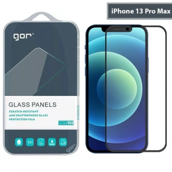 Nevamel GOR iPhone 13 Pro Max 9D Hardening Tempered Full Cam Ekran Koruyucu-(5775)