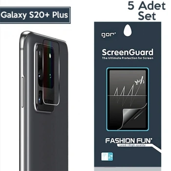 Nevamel GOR Samsung Galaxy S20+Plus  Kamera Lens Koruyucu 5 Adet-(5775)
