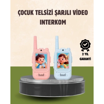 Nevamel® Görüntülü Walkie Talkie Çocuklar İçin Video İnterkomlu Oyuncak