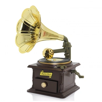 Nevamel Gramafon Müzik Kutusu