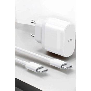 Nevamel Güç Adaptörü ve Kablosu Şarj Aleti 15/15 Pro Max Uyumlu Hızlı Şarj