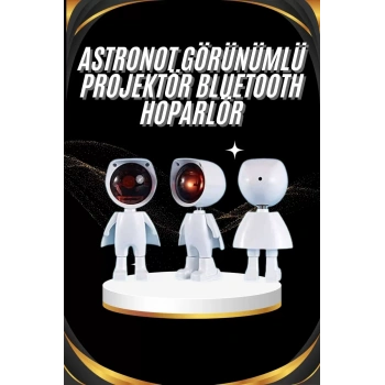 Nevamel® Gün Batımı Projektör Lamba Astronot Görünümlü Dekoratif Masa Lambası