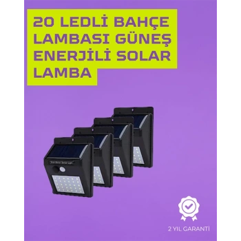 Nevamel Güneş Enerjili Akıllı Duvar Lambası | PIR Sensörlü Otomatik Aydınlatma Dış Mekan İçin