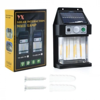 Nevamel Güneş Enerjili Hareket Sensörlü Duvar Lambası