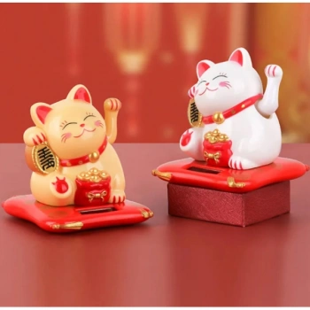 Nevamel® Güneş Enerjili Şans Kedisi