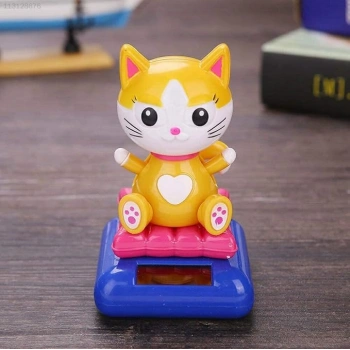 Nevamel Güneş Enerjili Solar Sallanan Kedi