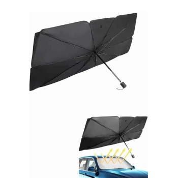 Nevamel Güneş Önleyici Katlanabilir Oto Araba Güneşlik Şemsiye Tip Ön Cam